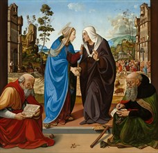 The Visitation with Saint Nicholas and Saint Anthony Abbot, c. 1489/1490.