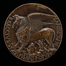 The She-Griffin of Perugia Suckling Two Infants [reverse], c. 1441.