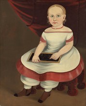 Little Girl with Slate, c. 1845.