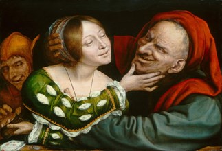 Ill-Matched Lovers, c. 1520/1525. Creator: Quentin Metsys I.