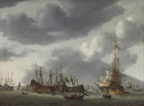Amsterdam Harbor Scene, c. 1654/1655.