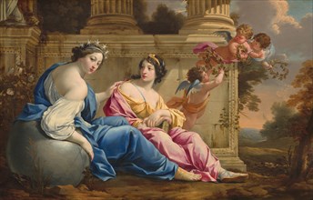 The Muses Urania and Calliope, c. 1634.
