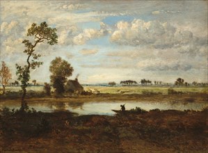 Landscape with Boatman, c. 1860.