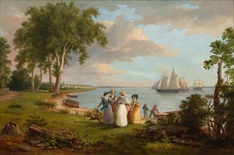 View of the Delaware near Philadelphia, 1831.