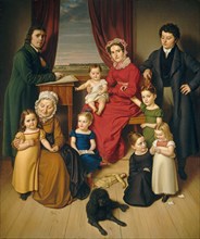 An Artist and His Family, c. 1830.