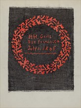 Embroideries, 1935/1942.