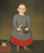 Girl with Toy Rooster, c. 1840.