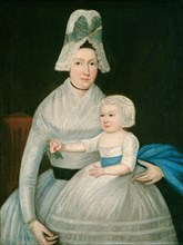 Mother and Child in White, c. 1790.