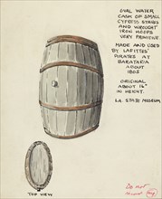 Oval Water Cask, 1935/1942.