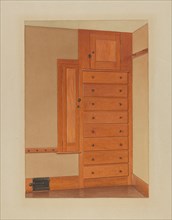 Shaker Built-In Cupboard, 1935/1942.