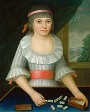 The Domino Girl, c. 1790.