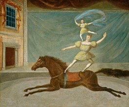 The Mounted Acrobats, 1825 or after.