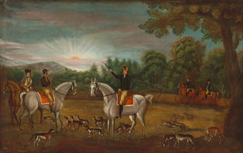 The Start of the Hunt, c. 1800.
