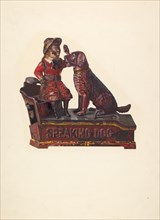 Toy Bank: Speaking Dog and Figure, 1935/1942.
