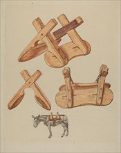 Unrigged Pack Saddle, c. 1932.