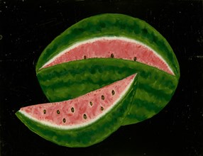 Watermelon, mid 19th century.