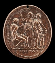 Hercules between Minerva and Venus.