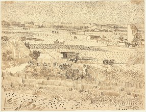 Harvest--The Plain of La Crau, 1888.