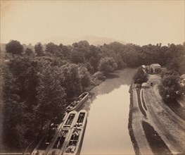 Morris Canal From Green's Bridge, c. 1895.