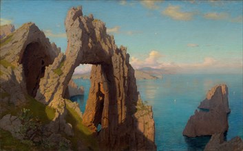 Natural Arch at Capri, 1871.