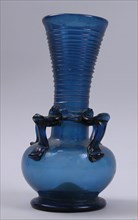 Bottle with Four Handles, Iran, 19th century. INfluenced by Venetian style.
