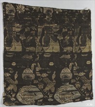 Textile Fragment, Iran, first half 16th century. A glimpse into the hunting practices and fashions of Safavid Iran.