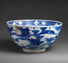 Imitation Blue-and-white Bowl, Iran, 17th century.