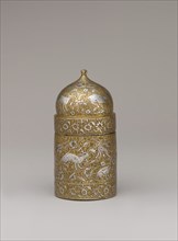 Inkwell with Floral and Animal Imagery, Iran, 16th century.