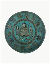 Bowl with a Ruler and Attendants, Iran, 12th-13th century.