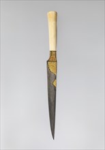 Knife with an Ivory Handle and Qur'anic Inscriptions, Iran, early 19th century.
