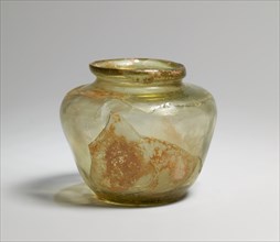 Green Glass Jar, Iran, 10th century.