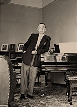 Sergei Rachmaninoff at the Villa Senar, 1939. Private Collection.