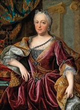 Portrait of Maria Amalia of Austria (1701-1756), Holy Roman Empress. Private Collection.