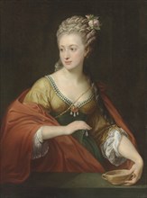Portrait of Alexandra Evtikhievna Demidova (1724-1789) as Cleopatra, Early 1770s. Private Collection.