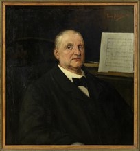 Portrait of Anton Bruckner (1824-1896), 1889. Found in the collection of Vienna Museum.