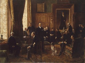 Le salon de la comtesse Potocka, 1887. Found in the collection of Musée Carnavalet, Paris.