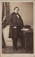 Portrait of the composer Gioachino Antonio Rossini (1792-1868), before 1868. Private Collection.