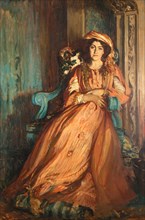 Portrait of Mabel Dodge Luhan (1879-1962) at the Villa Curonia near Florence, 1911. Found in the collection of Petit Palais, Musée des Beaux-Arts de la Ville de Paris.