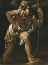 Saint Christopher Carrying the Infant Christ. Private Collection.