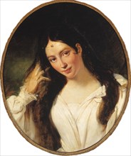 Portrait of the opera singer Maria Malibran-Garcia (1808-1836), as Desdemona, 1831. Found in the collection of Musée de la Vie romantique, Paris.