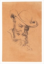 Self-Portrait With Hat, 1894. Private Collection.