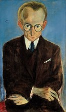 Portrait of Paul Fechter (1880-1958) , 1925. Private Collection.