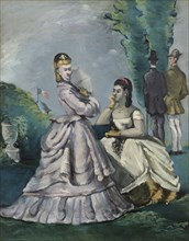 La conversation , 1870-1871. Private Collection.