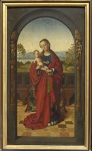 Virgin and Child , c. 1450. Found in the collection of Szepmuveszeti Muzeum, Budapest.