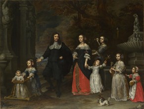 A Family Group, ca 1664. Found in the collection of National Gallery, London.