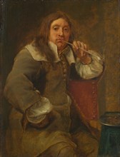 Smell (Portrait of Lucas Faydherbe (1617-1697). From the Series The Five Senses, before 1661. Found in the collection of National Gallery, London.