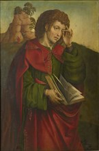 Saint John the Evangelist Weeping, c. 1500. Found in the collection of Szepmuveszeti Muzeum, Budapest.