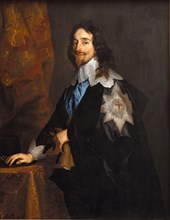 Portrait of King Charles I of England, Scotland and Ireland (1600-1649), End 1630s. Found in the collection of Statens Museum for Kunst, Copenhagen.