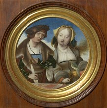 Saint Cecilia and Saint Valerian, c. 1520. Found in the collection of Szepmuveszeti Muzeum, Budapest.
