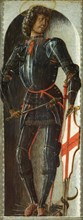 Polittico Griffoni: Saint George, 1470-1472. Found in the collection of Fondazione Cini, Venezia.